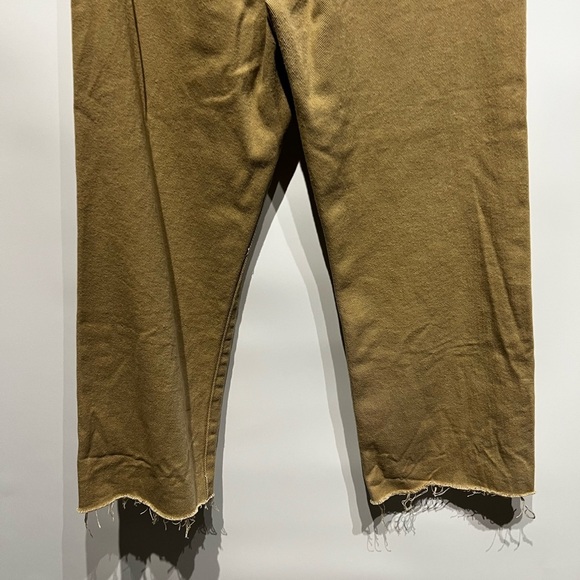 Princess Polly Ruby Cropped Jeans in Tan - Picture 6 of 8